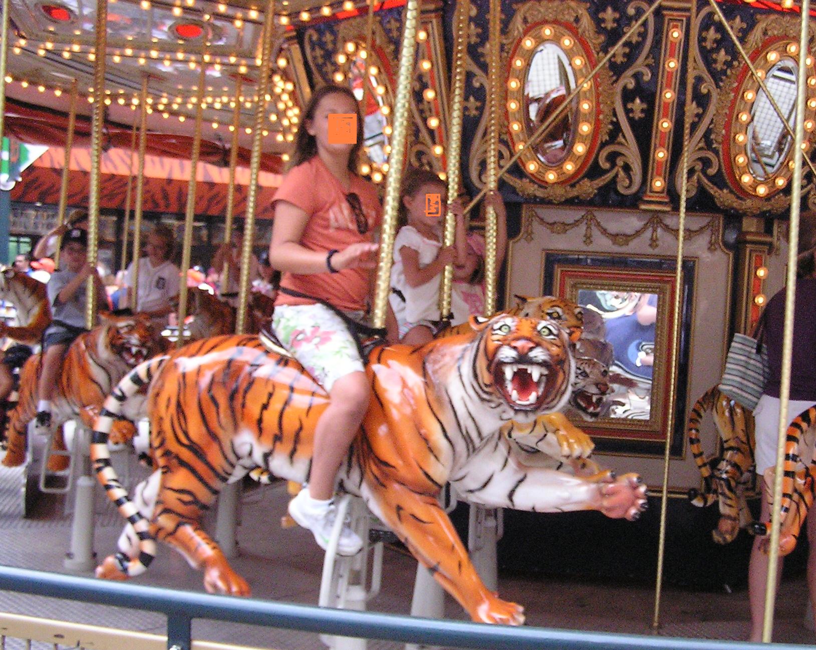 The Merry-go-round - Comerica Park, Detroit