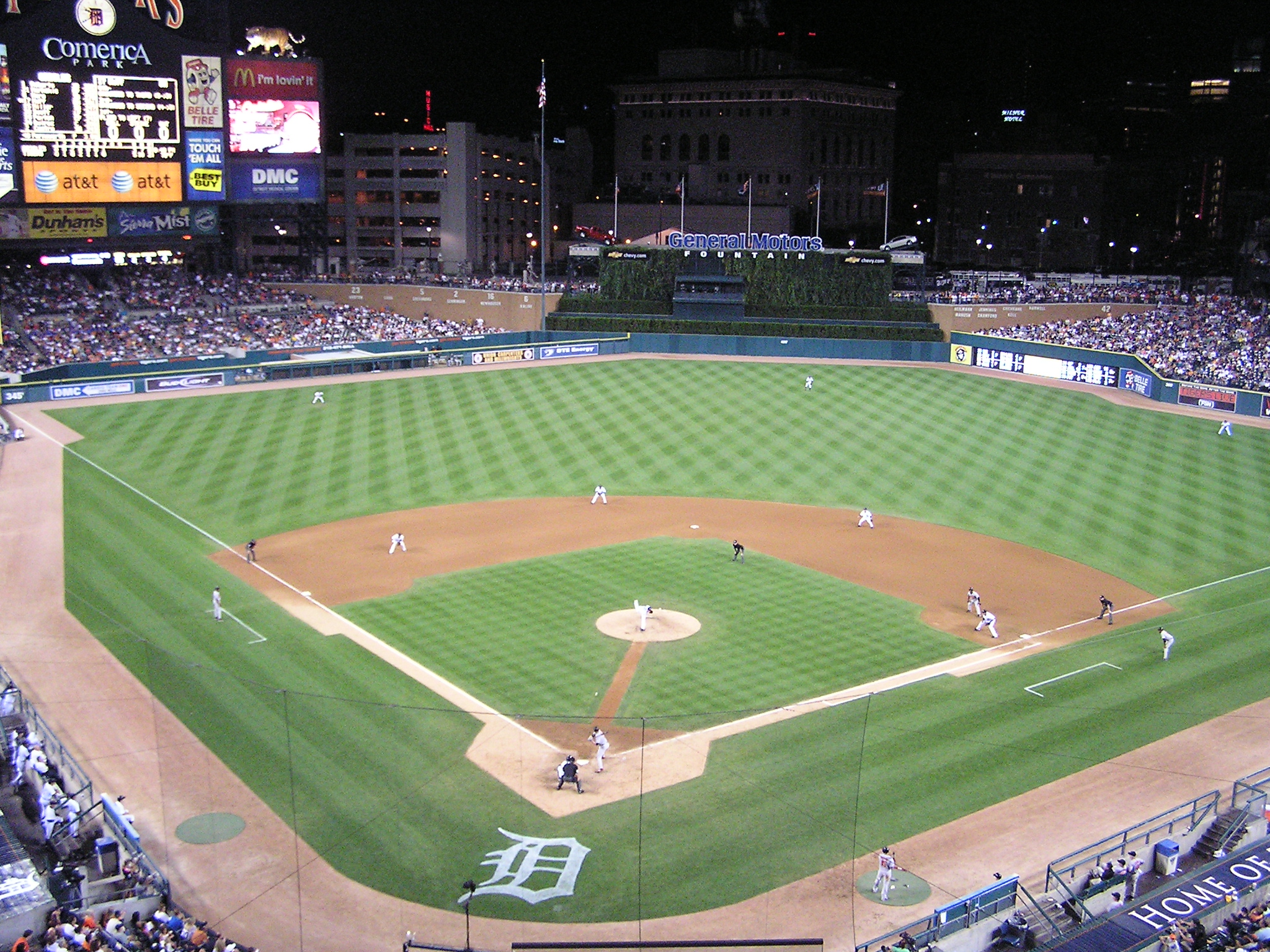 Game Action - Comerica Park - Home of the Tigers