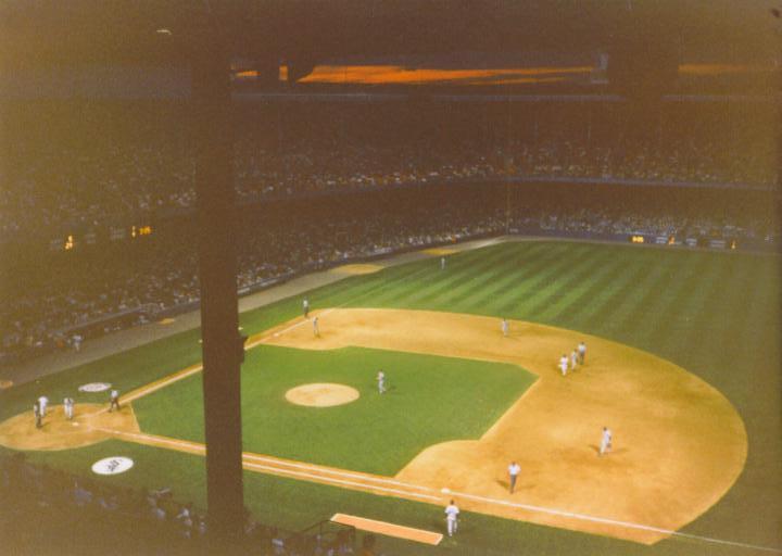 Nightfall at Tiger Stadium - Detroit