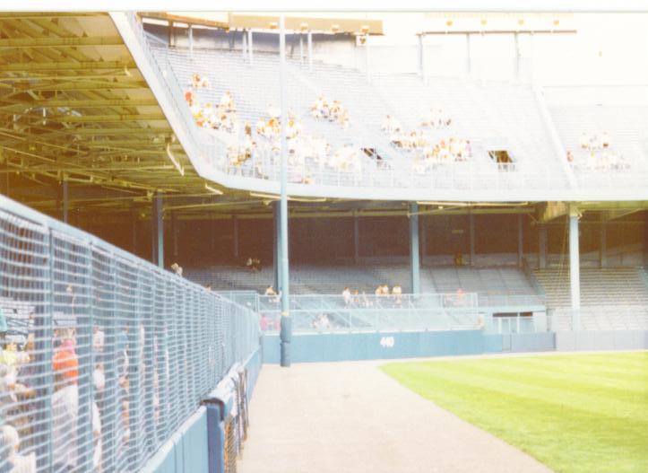 The Flag pole in Center - in play - Tiger Stadium